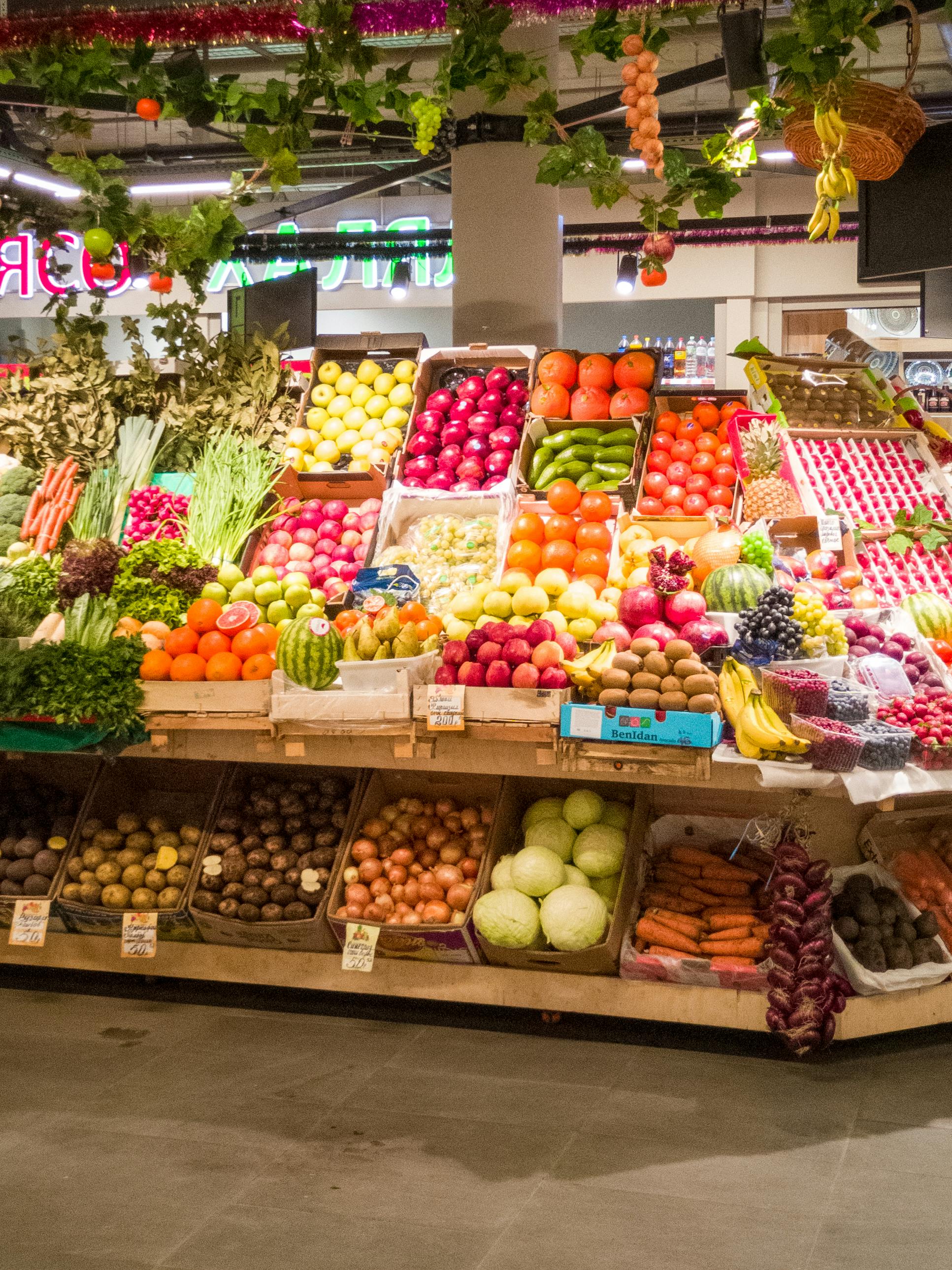 Interior of a Russian Store